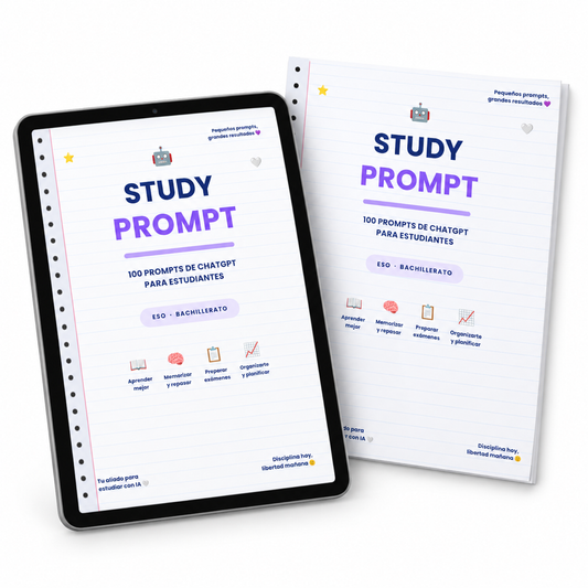 100 Prompts de IA para Estudiar y Aprobar